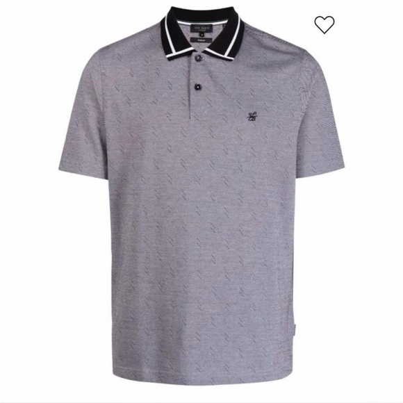 Ted Baker Other - Ted Baker Charcoal and Black Polo Shirt